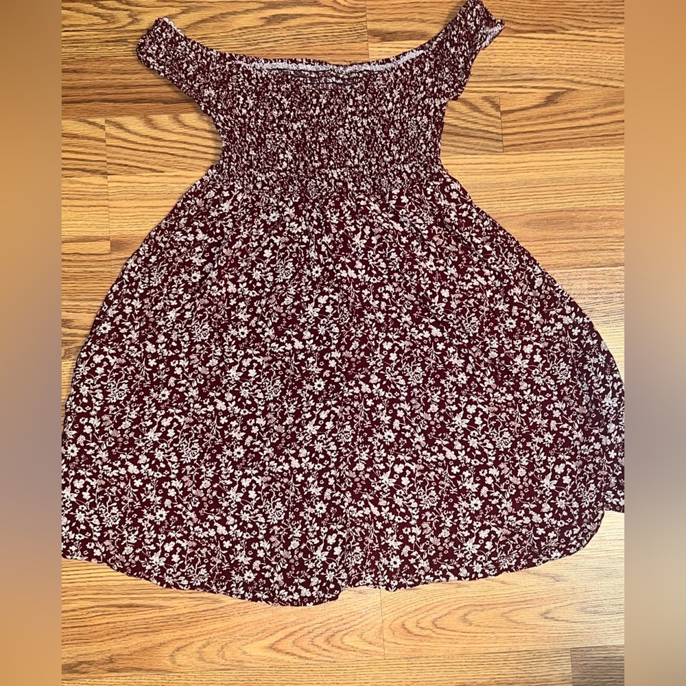 Princess Polly Women's Red and Burgundy Dress Size M ➖FITS LIKE XS